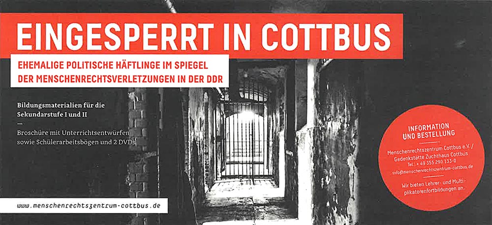 Bildung – Eingesperrt in Cottbus - Flyer
