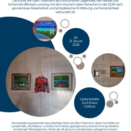 Ausstellung Ellen Thiemann_Einladungsplakat