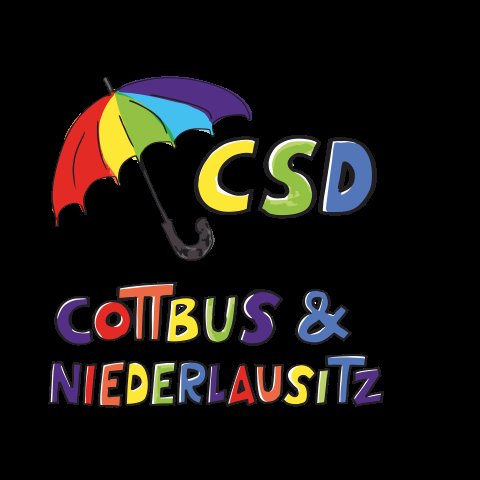 Logo des CSD Cottbus und Niederlausitz