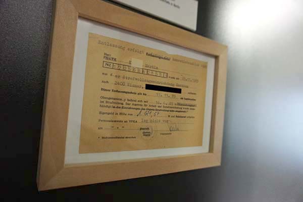 Biografie Martin Klopf – Entlassungsschein 1989