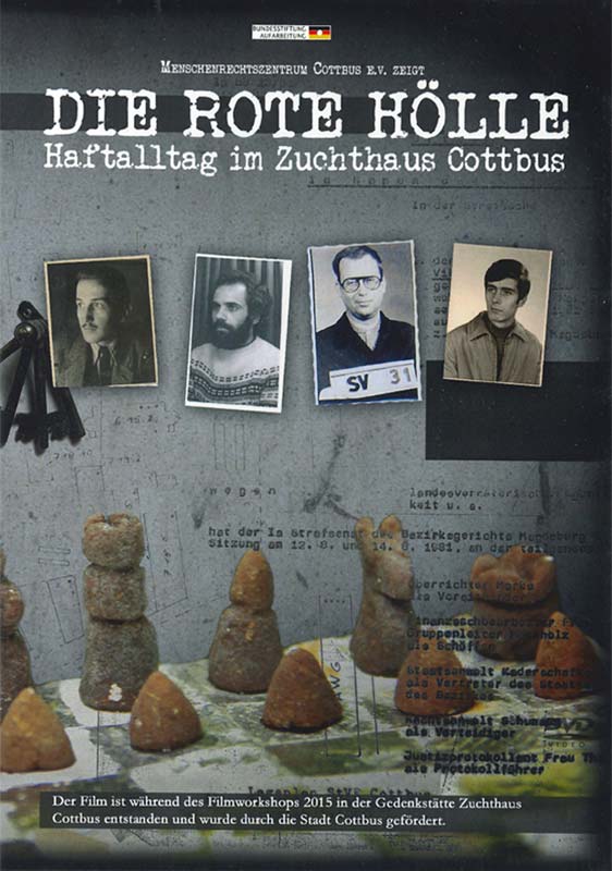 DVD-Cover: Die Rote Hölle -Haftalltag im Zuchthaus Cottbus – Menschenrechtszentrum Cottbus e.V. (Hrsg.)